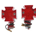 Maltese Red Lens and LED Marker Lamp Set for Harley-Davidson