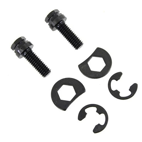 Exhaust Pipe Locking Bolt Mounting Kit Black Oxide Plated for Harley-Davidson