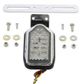 Chrome Mini Tombstone Tail Lamp with Bracket for Harley-Davidson