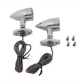 Turn Signal Set Bullet Amber with Mount Base for Harley-Davidson