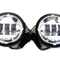4-1/2 inch LED Spotlamp Assembly Chrome for Harley-Davidson