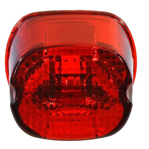Tail Lamp Lens Laydown Style Red for Harley-Davidson