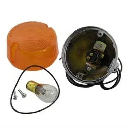 Chrome Turn Signal Assembly Front Right or Left for Harley-Davidson