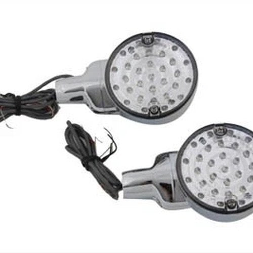 LED Turn Signal Set Rear Clear Lens for Harley-Davidson
