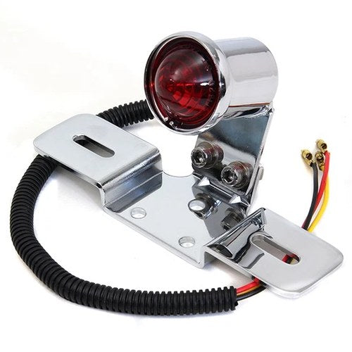 Chrome Round Tail Lamp for Harley-Davidson