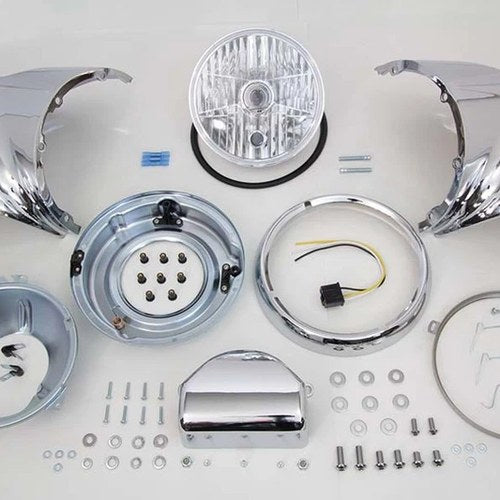 Headlamp Cowl Kit Chrome for Harley-Davidson