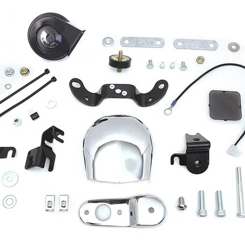 Softail and XL Chrome Horn Kit for Harley-Davidson