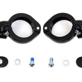 Black Turn Signal Relocation Kit 49mm Forks for Harley-Davidson