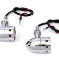 Chrome Bullet Marker Lamp Set for Harley-Davidson