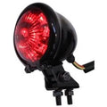 Round LED Tail Lamp with Red Lens for Harley-Davidson