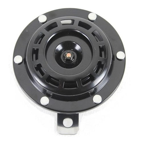 Black 4-1/2 inch Horn 12 Volt for Harley-Davidson