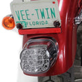 Lay Down Tail Lamp Assembly Smoked LED for Harley-Davidson