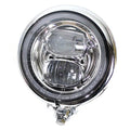5-3/4 inch Bates Style LED Headlamp Chrome for Harley-Davidson