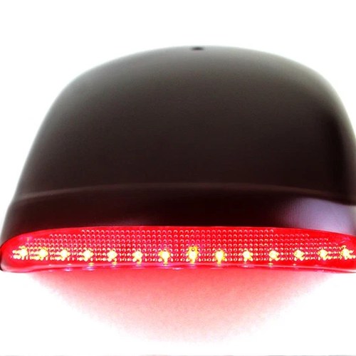 Chopped Fender Rear Edge LED Lamp with Smoke Lens for Harley-Davidson