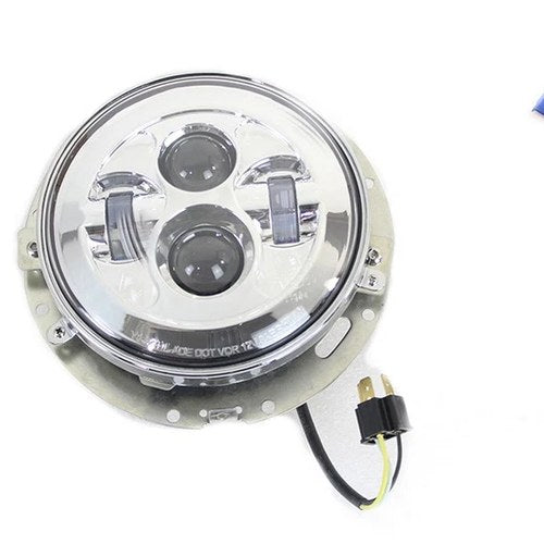 7 inch LED Headlamp Assembly Chrome for Harley-Davidson