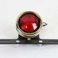 LED Round Tail Lamp Assembly Brass for Harley-Davidson