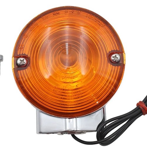 Chrome Turn Signal Front and Rear for Harley-Davidson