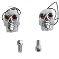 2 inch Chrome Skull Marker Lamp for Harley-Davidson
