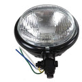 5-3/4 inch Black Round Headlamp for Harley-Davidson