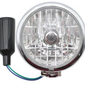 4-1/2 inch Round Headlamp Chrome for Harley-Davidson