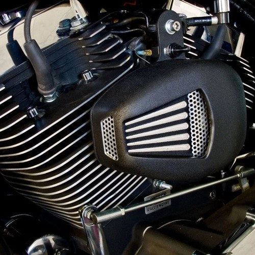 Jims Forceflow Cylinder Head Cooler Kit Black for Harley-Davidson