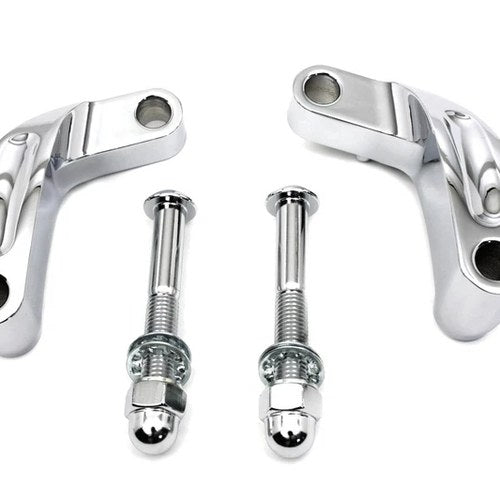 Chrome Prime Mirror Relocation Kit for Harley-Davidson