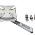 Chrome Maltese Mirror with Billet Girder Stem for Harley-Davidson
