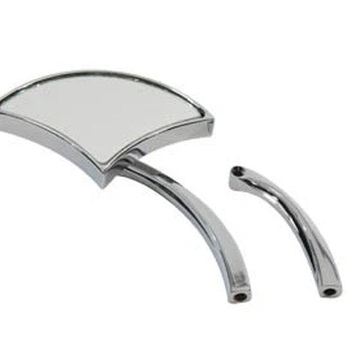 Axe Mirror with Billet Stem Chrome for Harley-Davidson