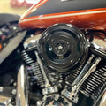 Wyatt Gatling 7 inch Round Air Cleaner With Black Cover for Harley-Davidson