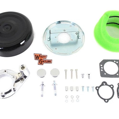 8 inch Air Cleaner Kit Black for Harley-Davidson