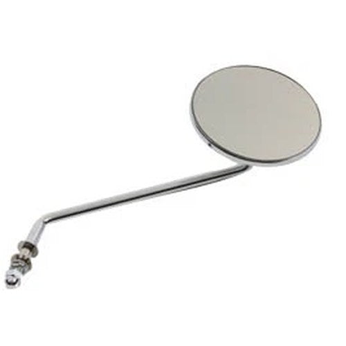 Round Mirror with Long Stem Chrome for Harley-Davidson