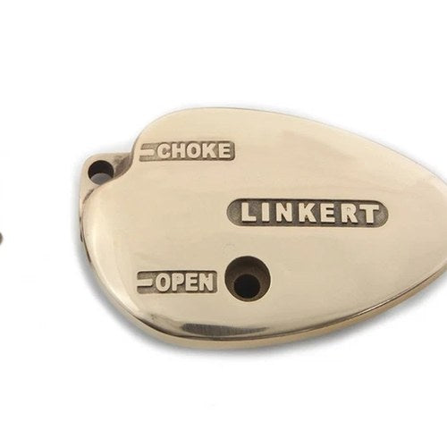 Left Hand Linkert Brass Air Dam for Harley-Davidson