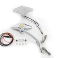 Diamond Shape Mirror Set with Billet Stems for Harley-Davidson