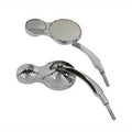 Split Vision Round Mirror Set for Harley-Davidson