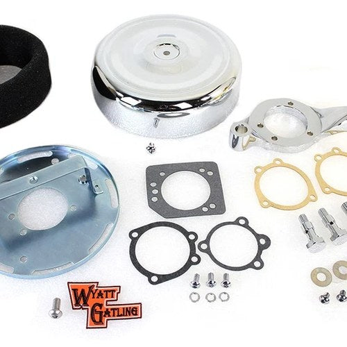 8 inch Round Air Cleaner Assembly Chrome for Harley-Davidson