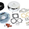 8 inch Round Air Cleaner Assembly Chrome for Harley-Davidson