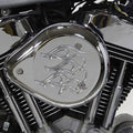 Chrome Wyatt Gatling Air Cleaner Assembly for Harley-Davidson
