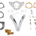 Chrome Wyatt Gatling Air Cleaner Assembly for Harley-Davidson