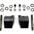 Black Mirror Mount Block for Harley-Davidson
