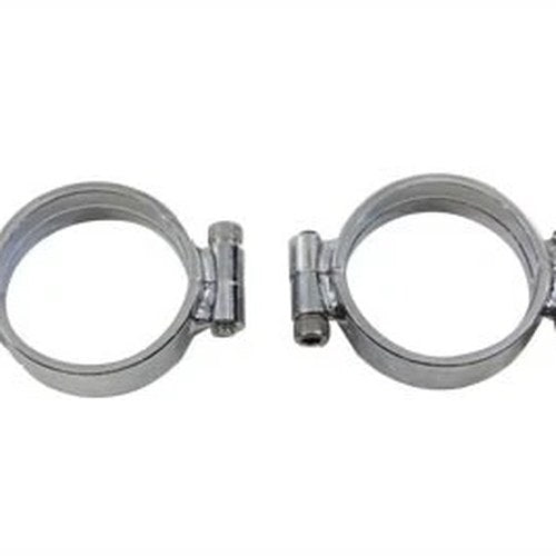 Chrome Intake Manifold Clamp Set for Harley-Davidson