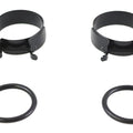 Black Intake Manifold Clamp Set for Harley-Davidson
