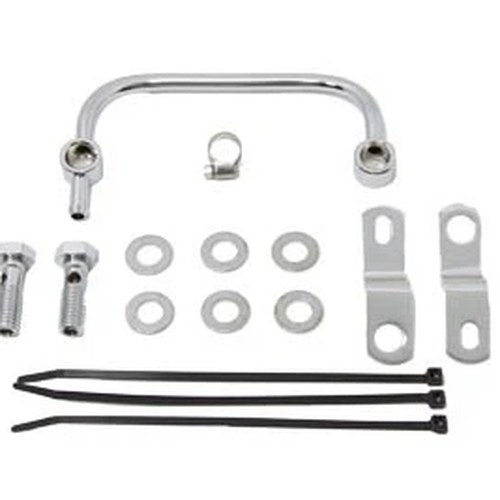 Carburetor Breather Manifold Kit Chrome for Harley-Davidson