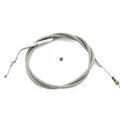 Braided Stainless Steel Idle Cable with 38 inch Casing for Harley-Davidson