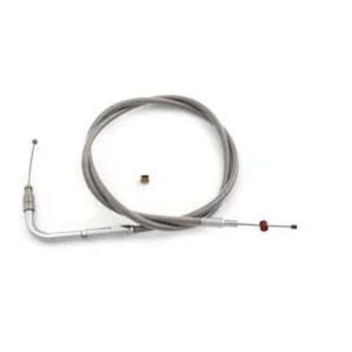 Braided Stainless Steel Throttle Cable with 38 inch Casing for Harley-Davidson