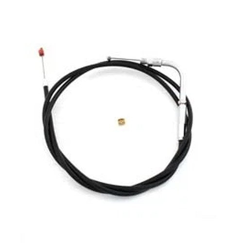 Black Throttle Cable with 46.375 inch Casing for Harley-Davidson