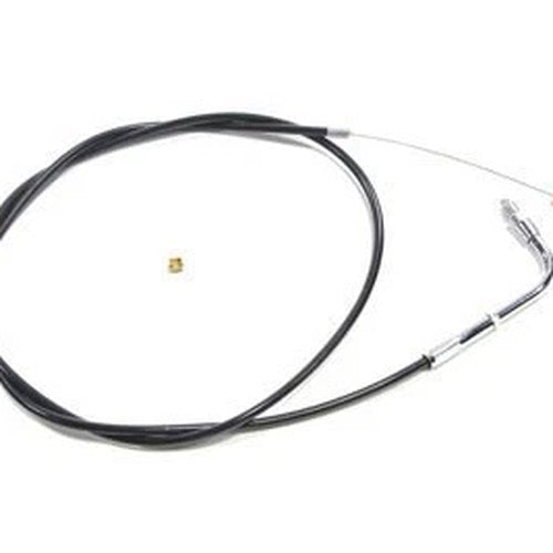 33.5 inch Black Throttle Cable 90� Elbow Fitting for Harley-Davidson
