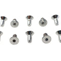 Allen Flat Head Screws Chrome 5/16 inch x 3/4 inch for Harley-Davidson