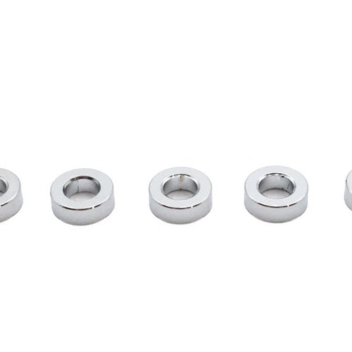 Chrome Spacers 1/4 inch X 1/2 inch X 3/32 inch for Harley-Davidson