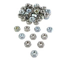 Zinc Hex Nuts 1/4 inch-20 Standard for Harley-Davidson