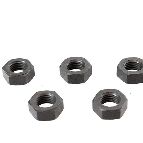 Parkerized Hex Nuts 3/8 inch-24 for Harley-Davidson